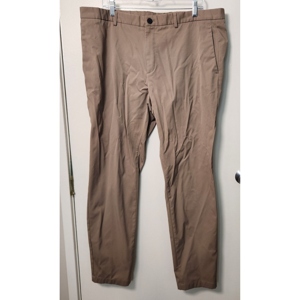 Lot of 2 Theory Zane SW‎ Neoteric Khaki Blue Chino Pants 40x32 Preppy Flat Front - Picture 5 of 16